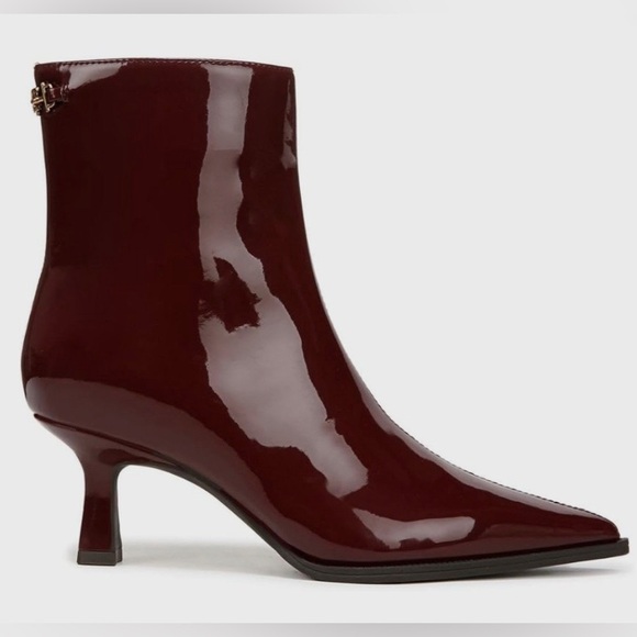 NEW Circus NY By Sam Edelman Yuki Ankle Boot Chianti Se/Deep Pe - Picture 10 of 10